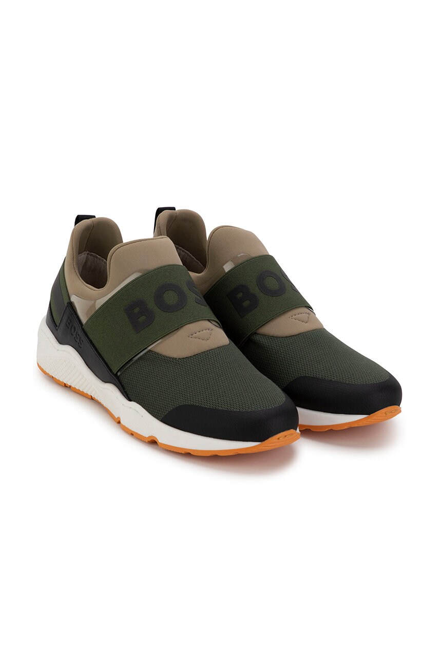 Boss sneakers pentru copii culoarea verde
