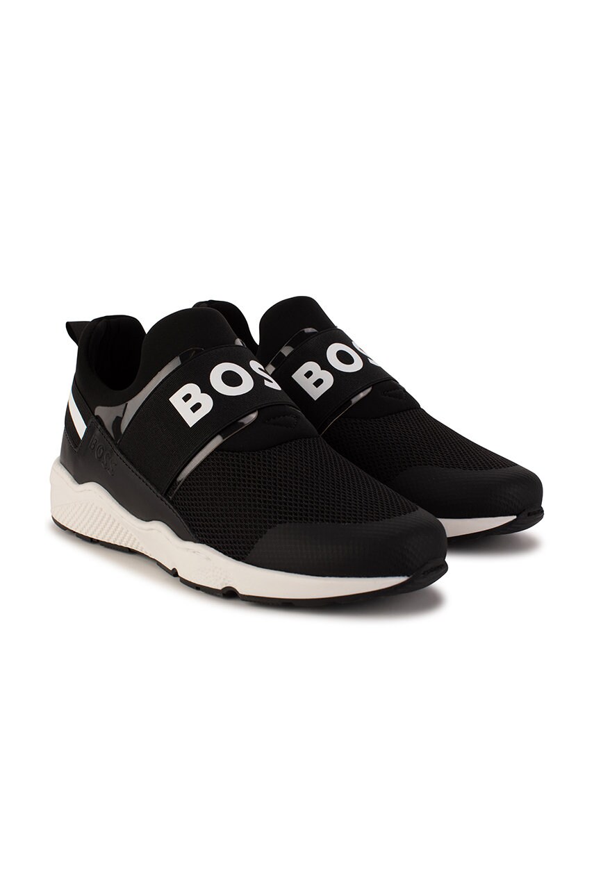 Boss sneakers pentru copii culoarea negru