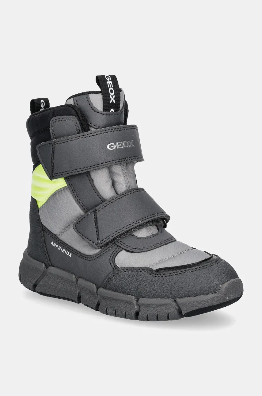 Geox cizme de iarna pentru copii culoarea albastru marin Geox cizme de iarna pentru copii culoarea albastru marin