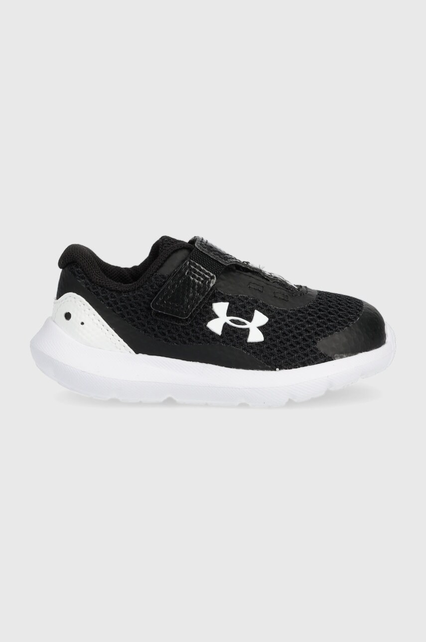 Under Armour sneakers pentru copii Ua Binf Surge 3 Ac culoarea negru