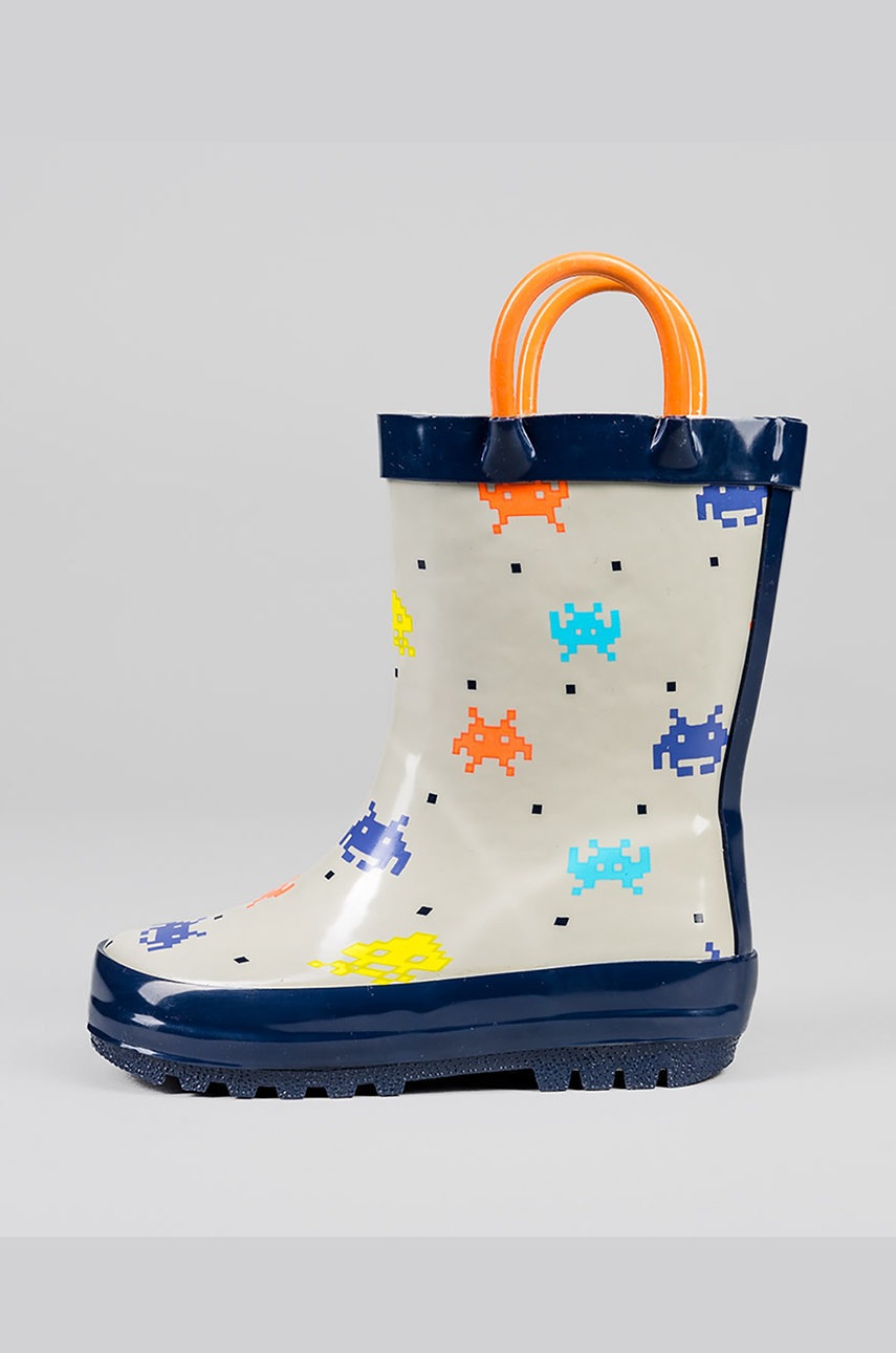 

Детски гумени ботуши zippy в сиво, Сив