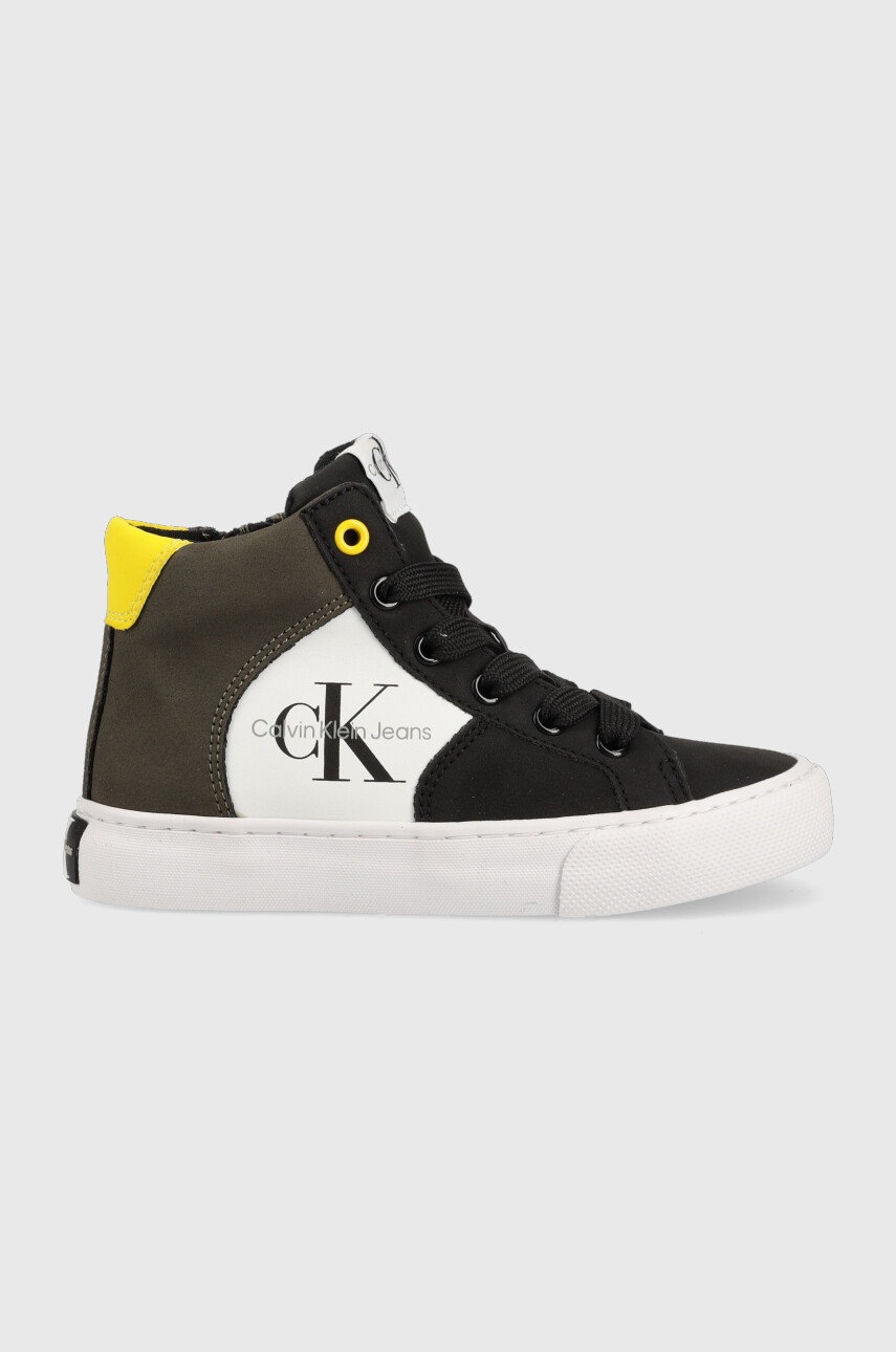 

Детски маратонки Calvin Klein Jeans в зелено, Зелен