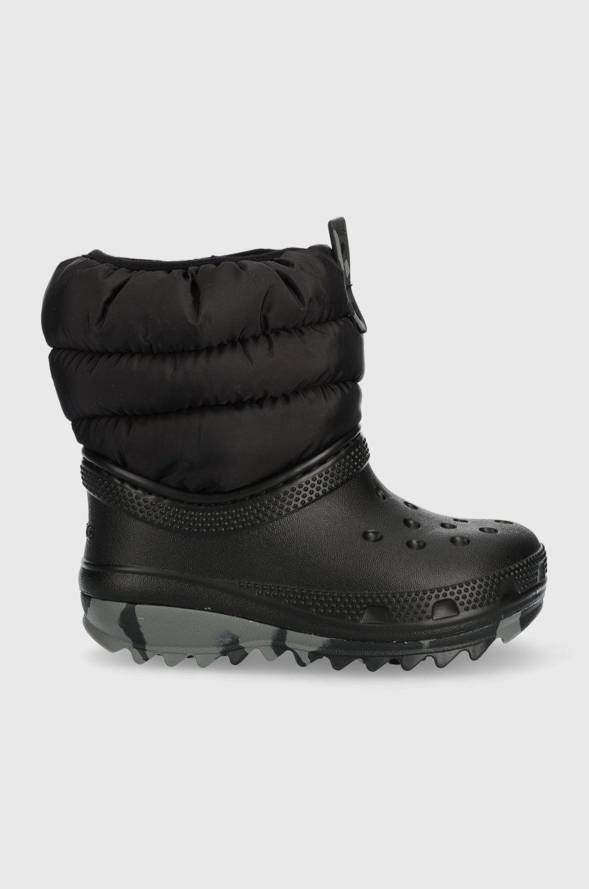 Crocs cizme de iarna copii culoarea negru