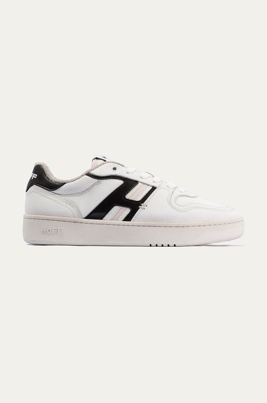 Hoff sneakers din piele Grand Central culoarea alb alb imagine noua