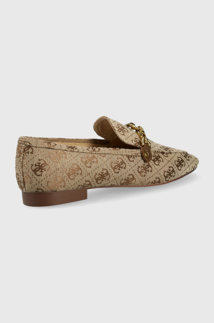 

Мокасини Guess Marta жіночі колір коричневий на плоскому ходу