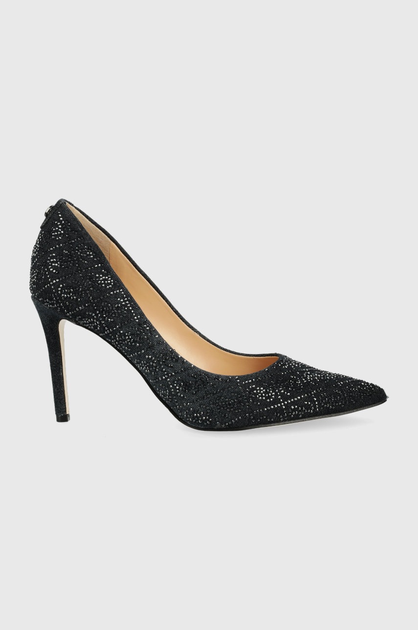 

Обувки с висок ток Guess Pierae в черно, Черен