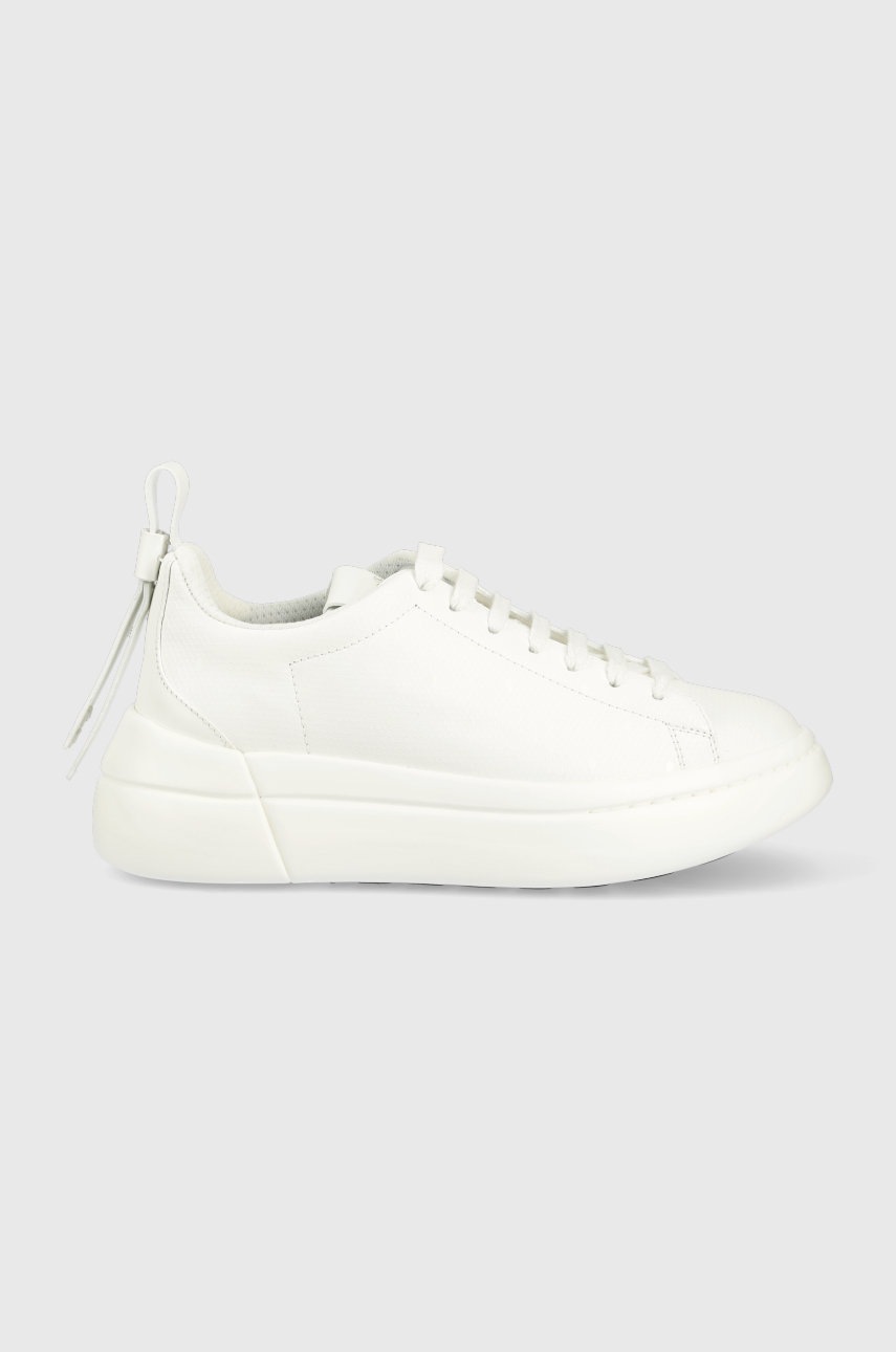 Red Valentino sneakersy skórzane kolor biały