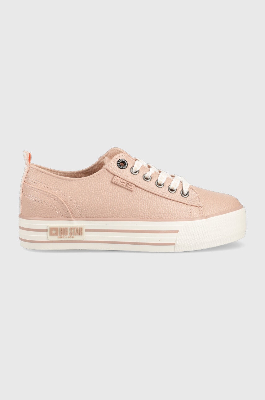 Big star sneakers femei, culoarea roz