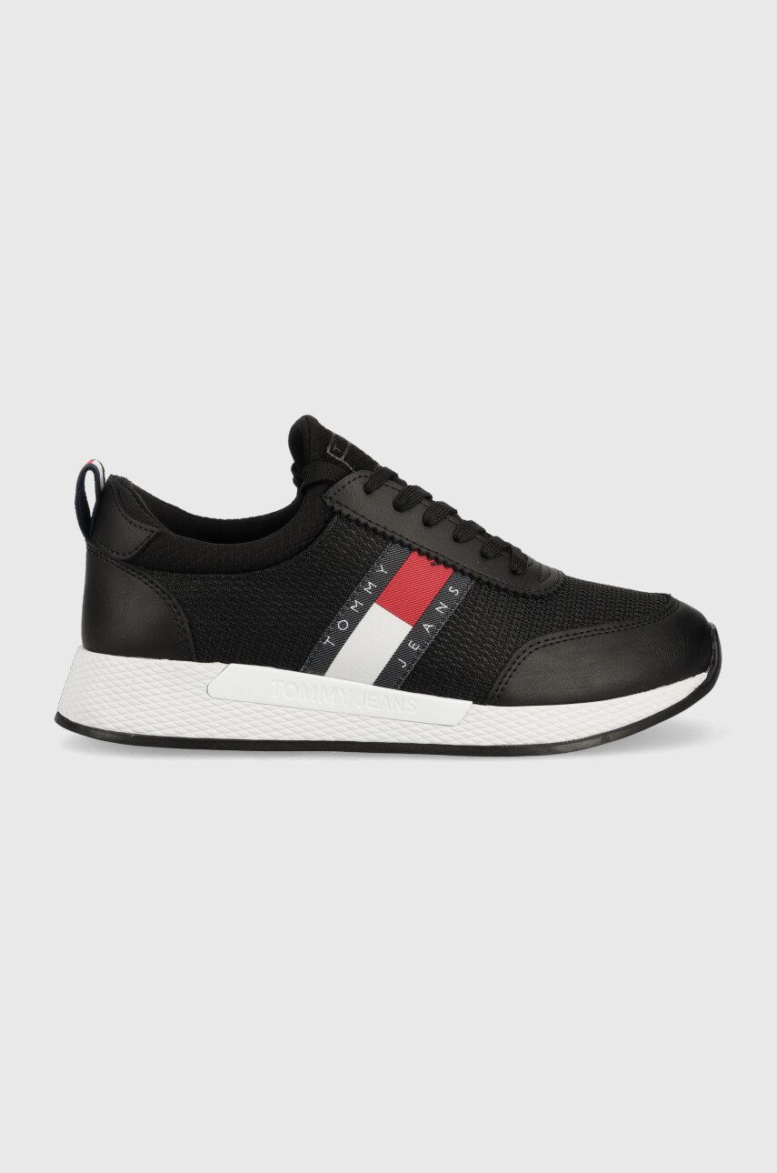 Tommy Jeans sneakers Flexi Runner culoarea negru answear.ro imagine noua 2022