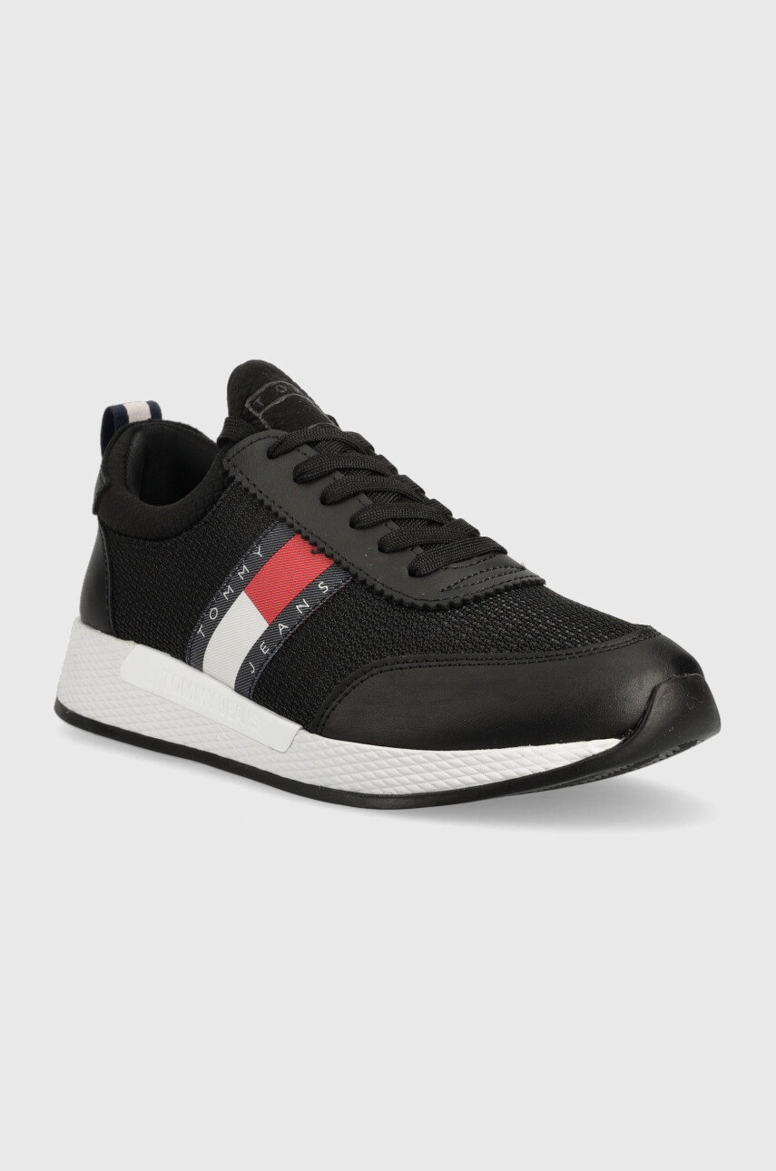 

Кросівки Tommy Jeans Flexi Runner колір чорний