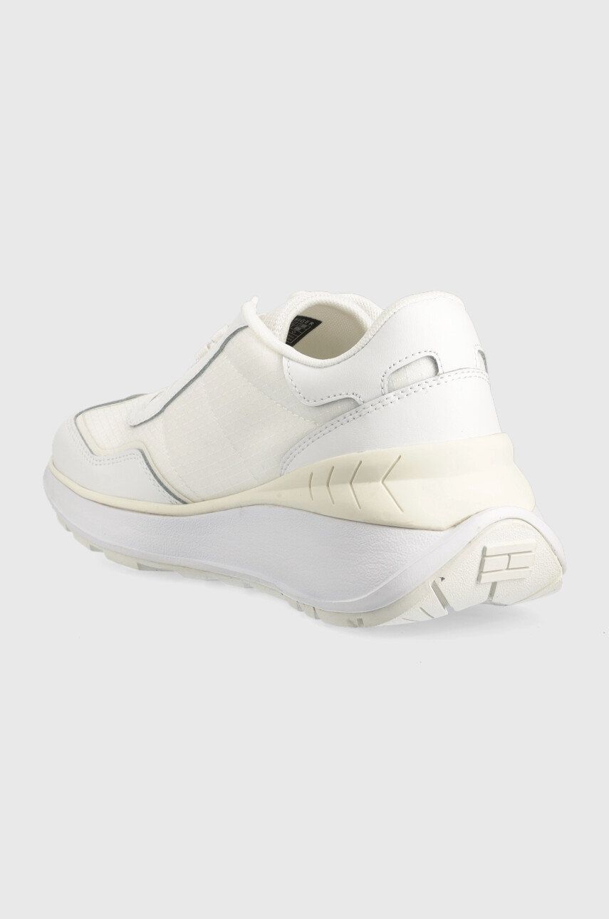 Tommy Jeans Sneakers Fashion Retro Run , Culoarea Alb