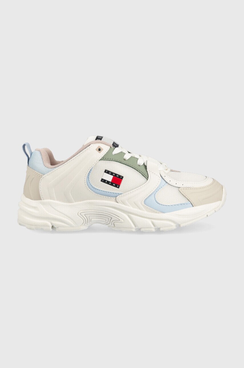 

Маратонки Tommy Jeans City Runner в бяло, Бял