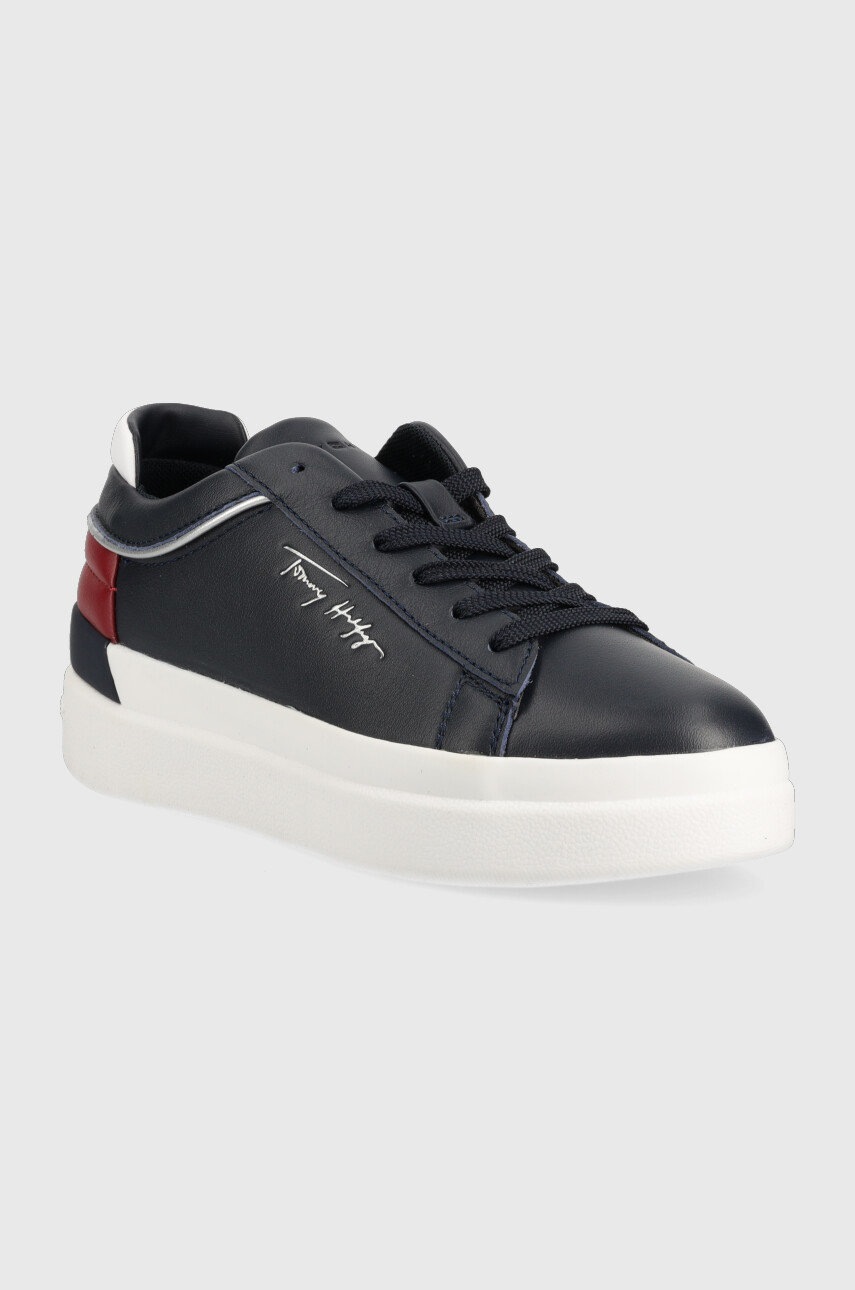 

Кросівки Tommy Hilfiger Th Feminine Leather колір синій