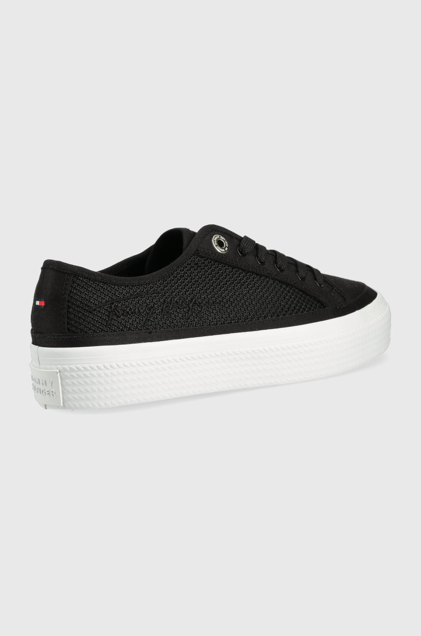 

Кеды Tommy Hilfiger Essential Th Mesh женские цвет чёрный