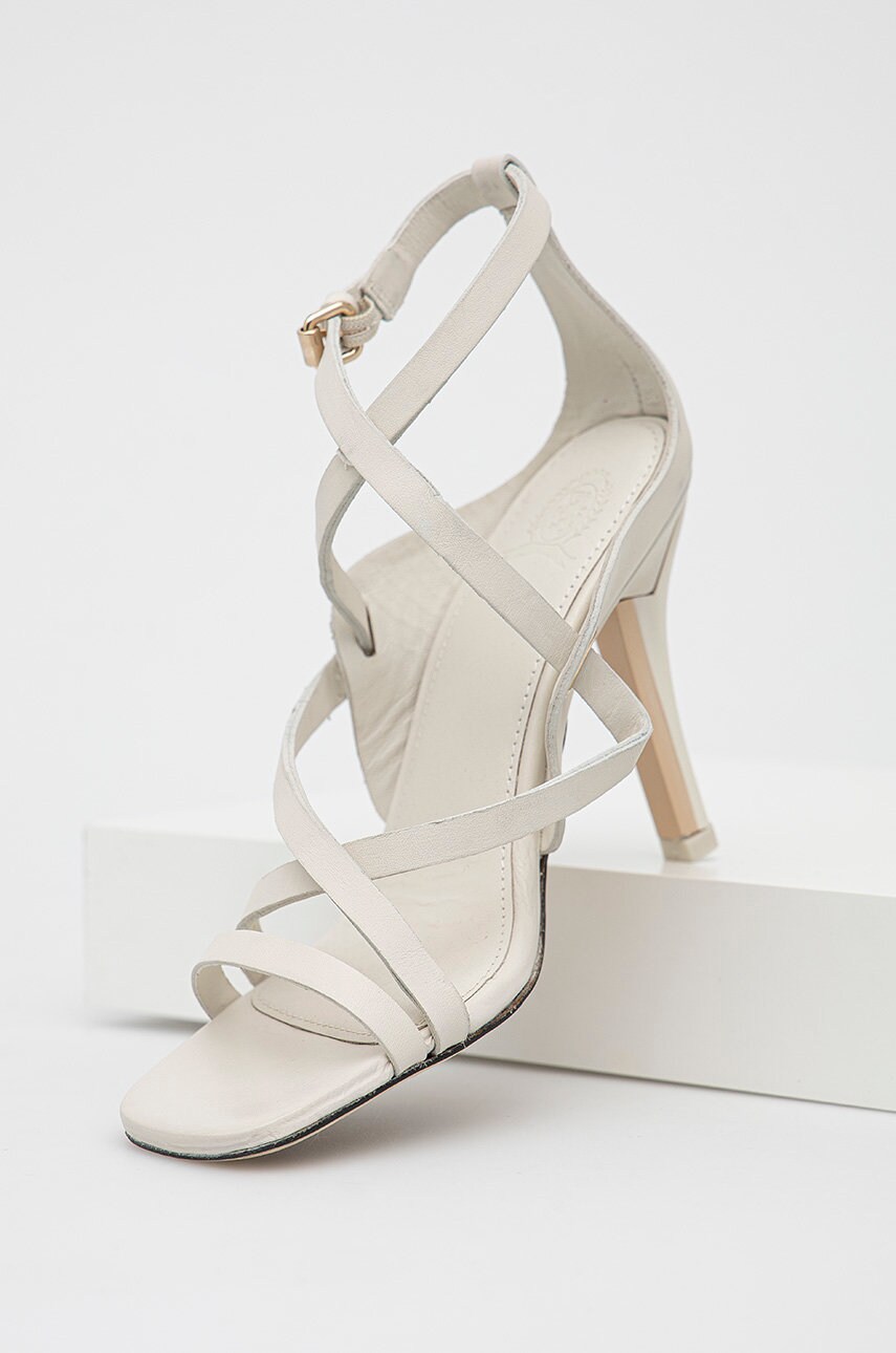 

Кожаные сандалии Tommy Hilfiger Elevated Th High Heel цвет белый