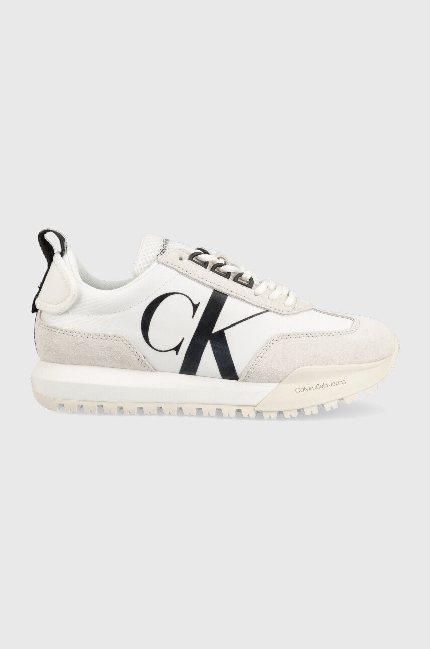 

Маратонки Calvin Klein Jeans New Retro Runner Laceup Low в бяло, Бял