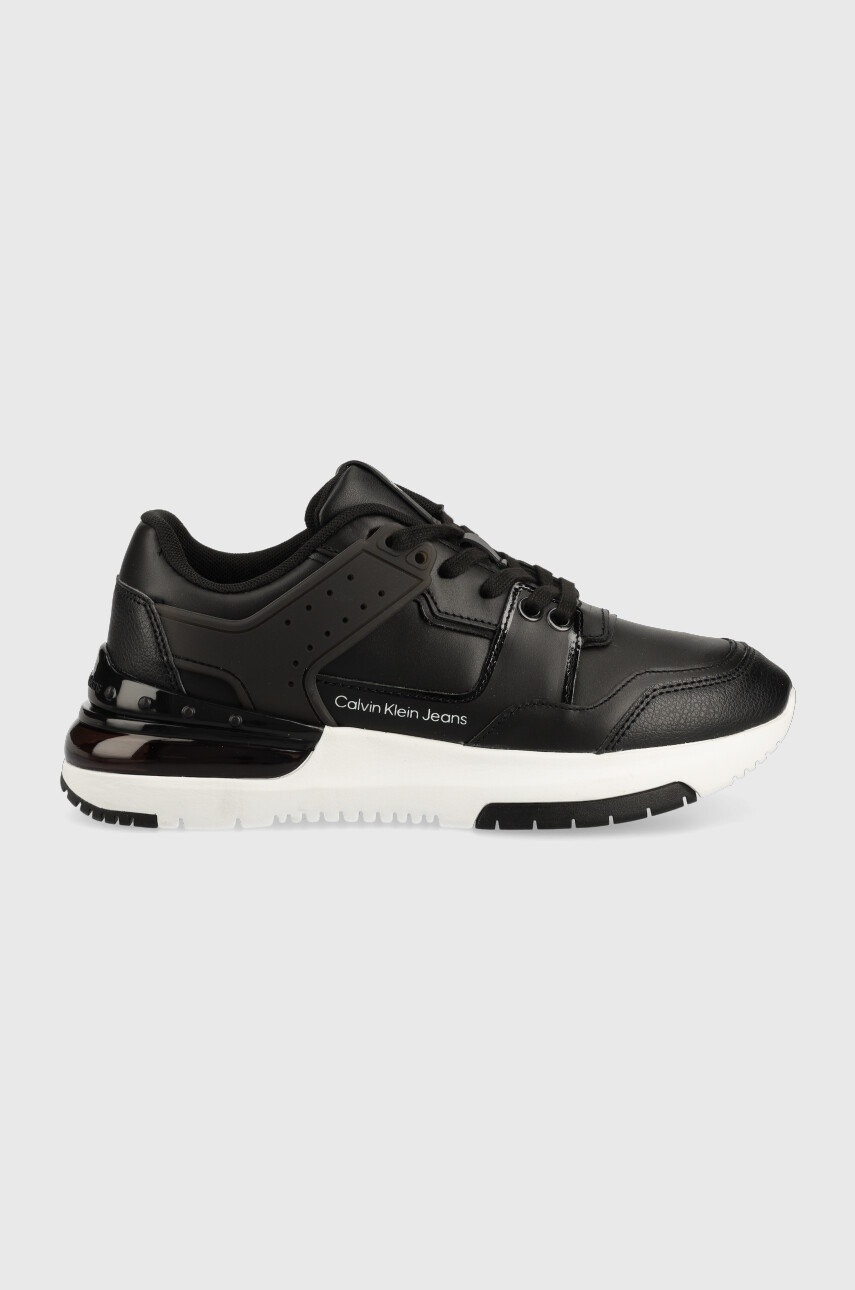 

Маратонки Calvin Klein Jeans Sporty Runner Comfair Laceup в черно, Черен