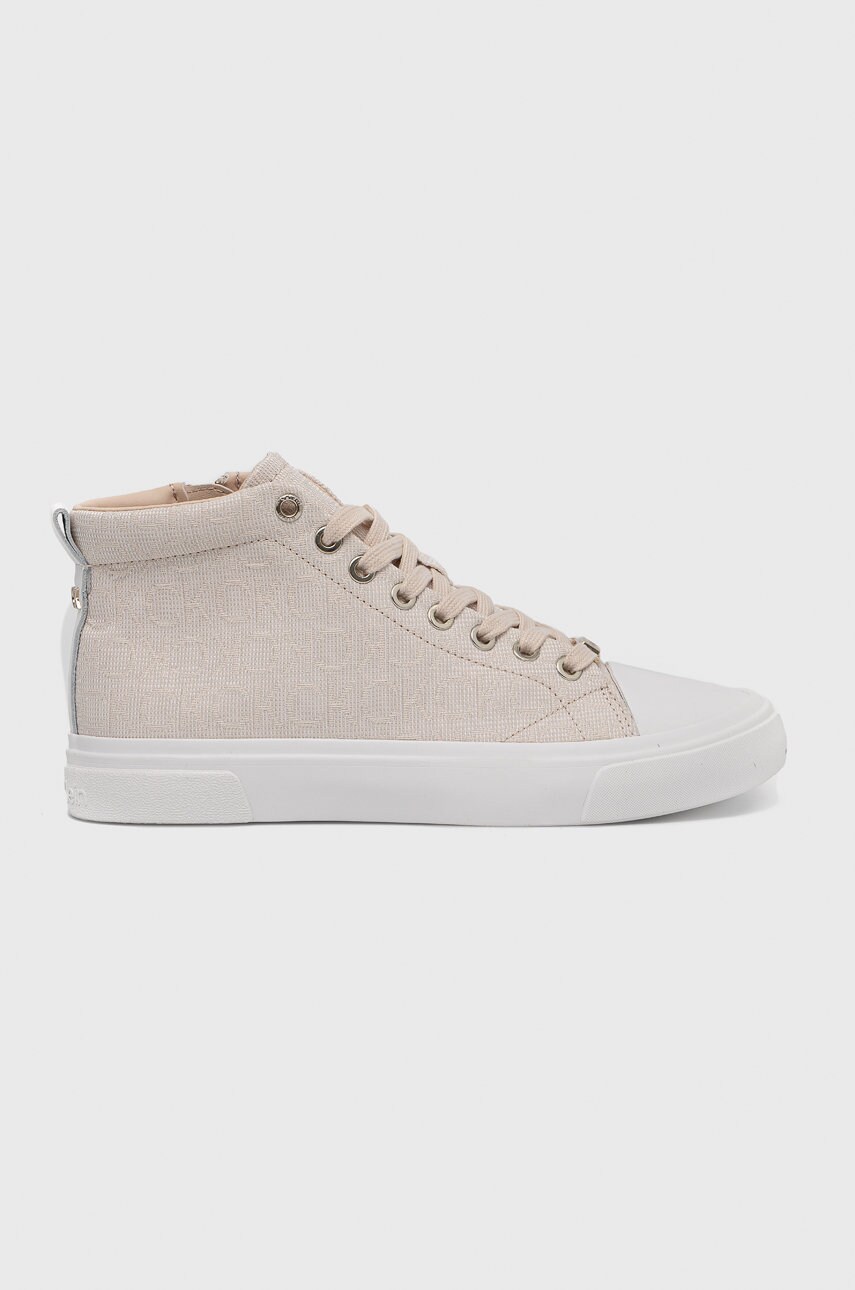 

Високи кецове Calvin Klein Vulc High Top в бежово, Бежов