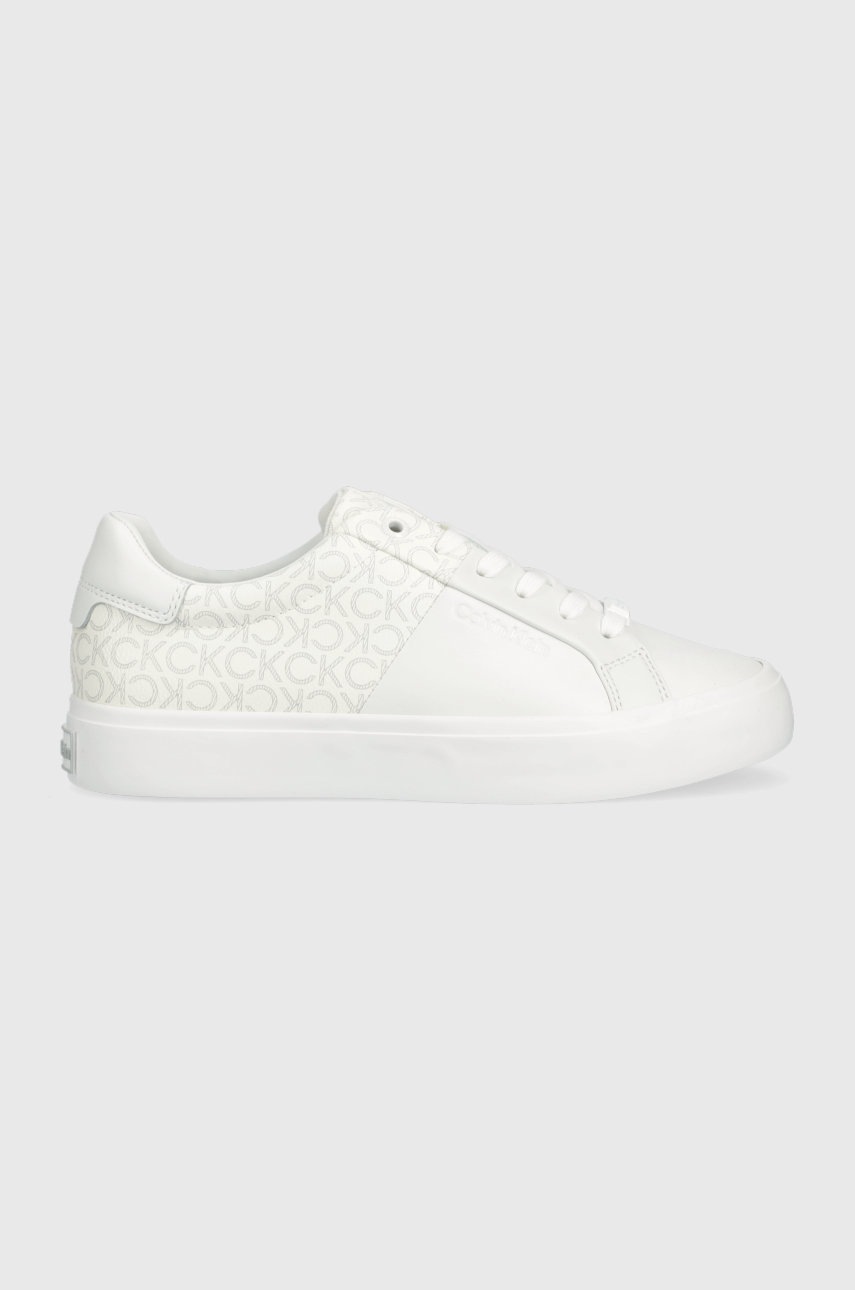 

Маратонки Calvin Klein Vulc Lace Up в бяло, Бял