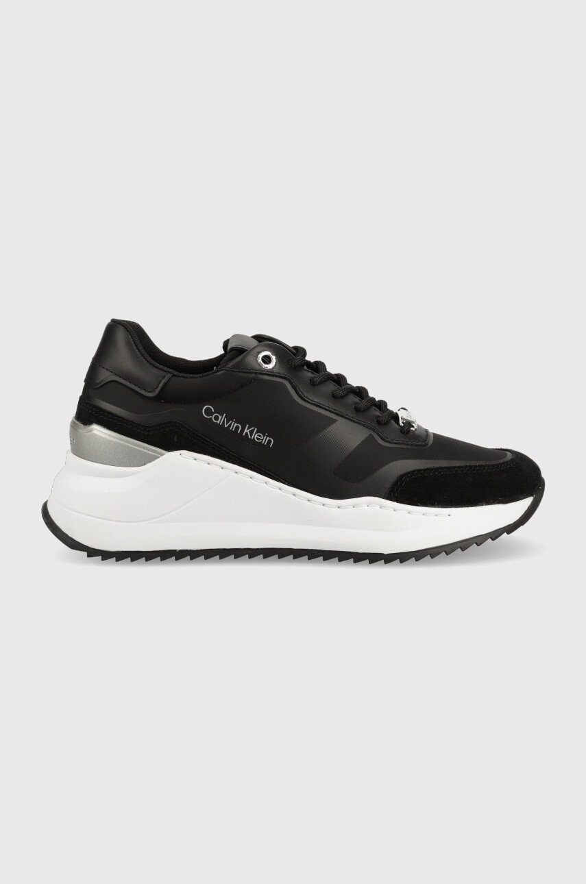 

Маратонки Calvin Klein в черно, Черен