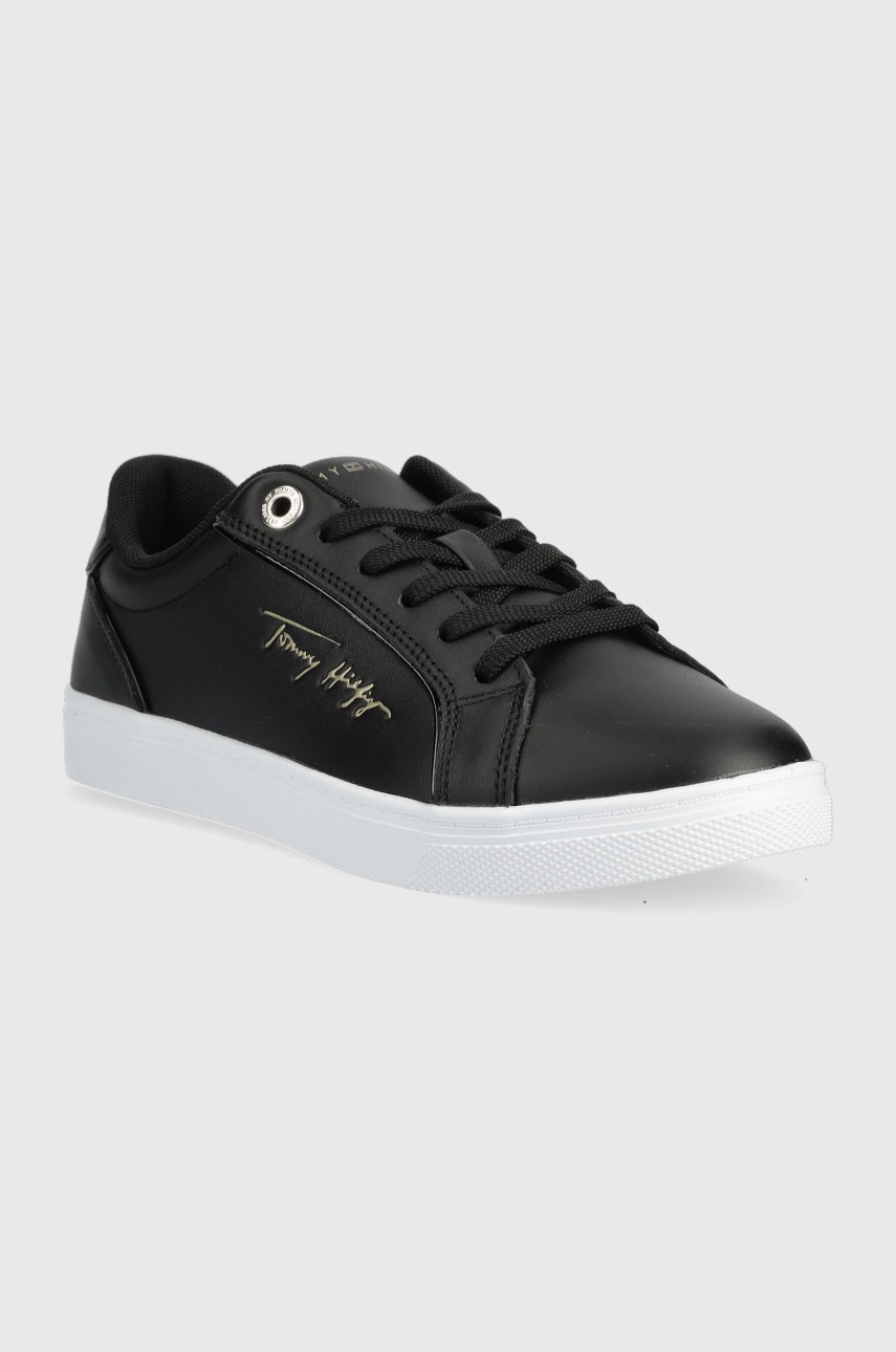 

Кросівки Tommy Hilfiger Signature Piping Sneaker колір чорний