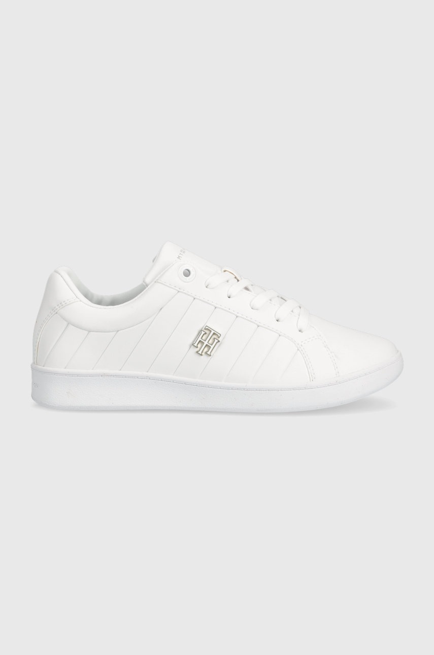 

Маратонки Tommy Hilfiger Th Bio Court Sneaker Classic в бяло, Бял