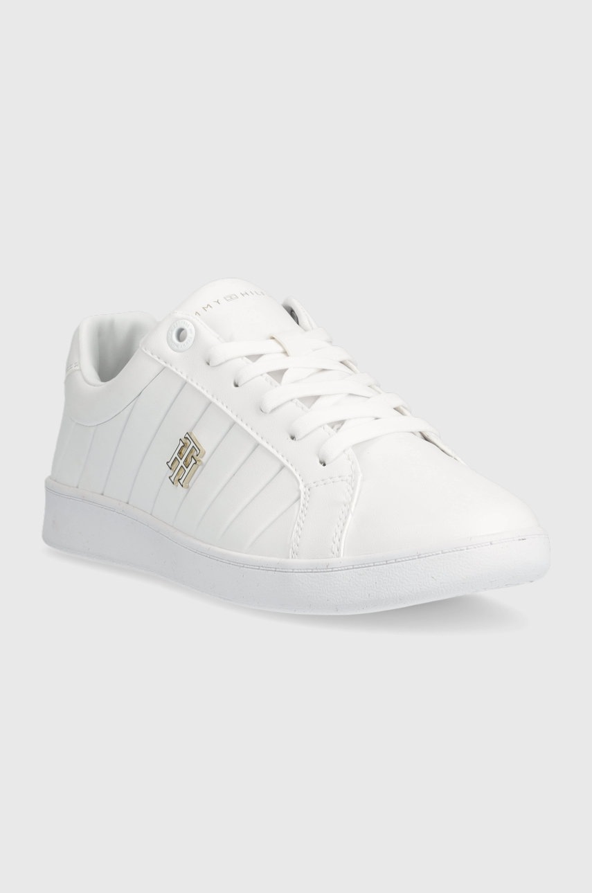 

Кроссовки Tommy Hilfiger Th Bio Court Sneaker Classic цвет белый
