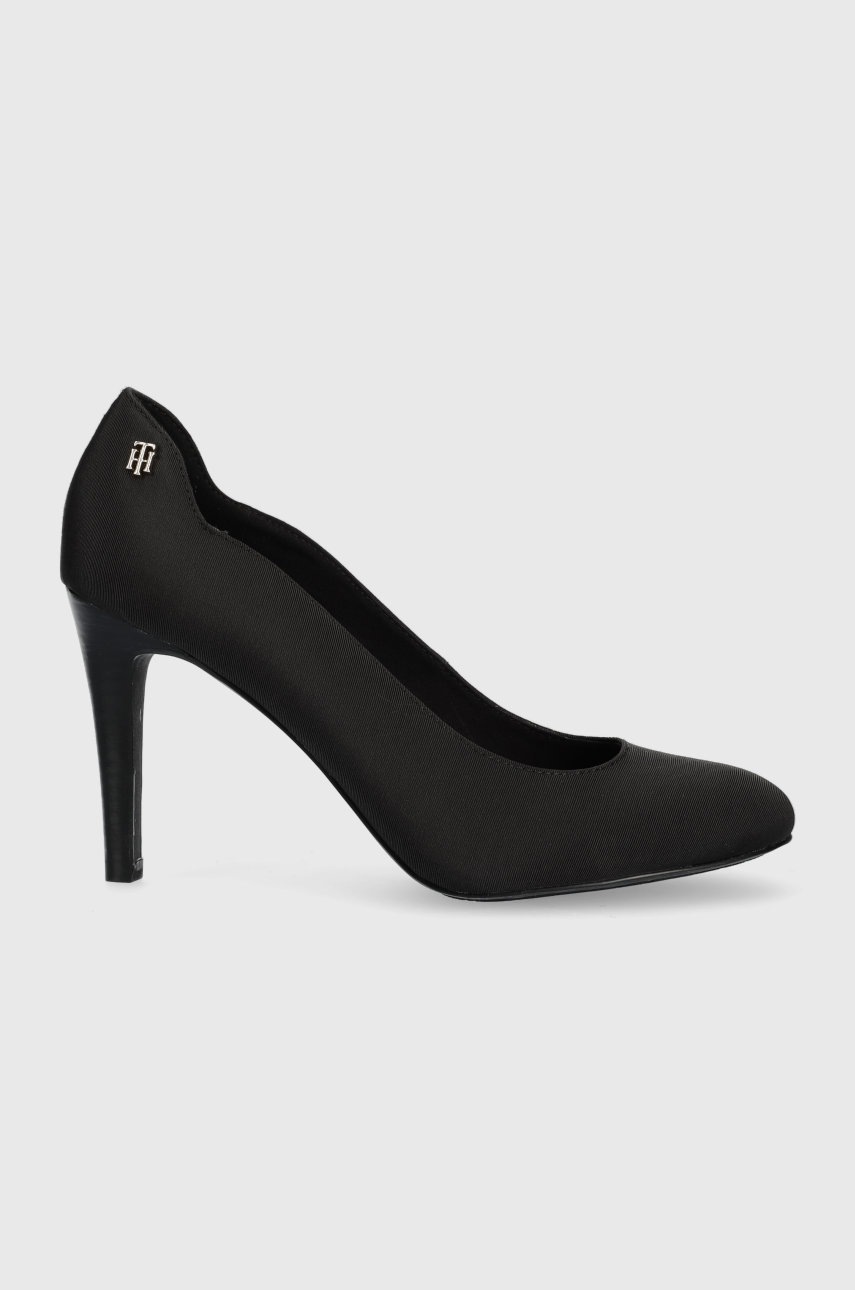 

Обувки с висок ток Tommy Hilfiger Th Essentials High Heel Pump в черно, Черен