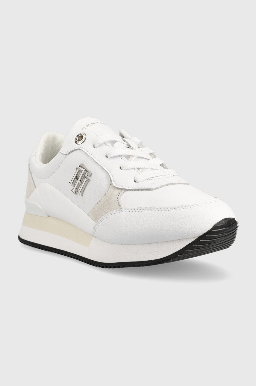 

Кросівки Tommy Hilfiger Th Emboss Metallic Sneaker колір білий
