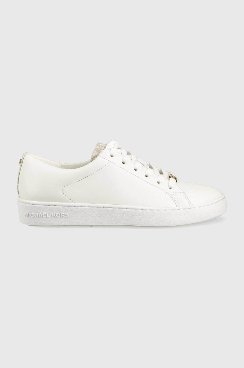 

Кожени маратонки MICHAEL Michael Kors Keaton в бяло, Бял