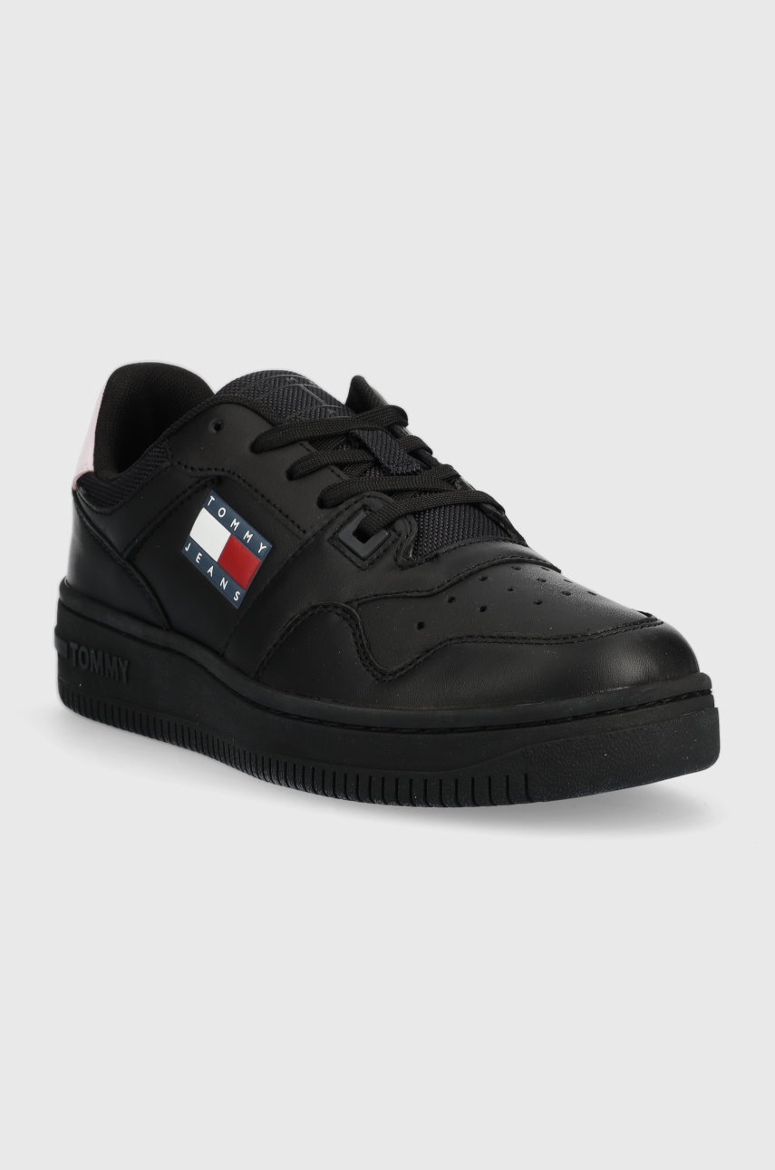 

Кросівки Tommy Jeans Tommy Jeans Retro Basket Wmn Ess колір чорний