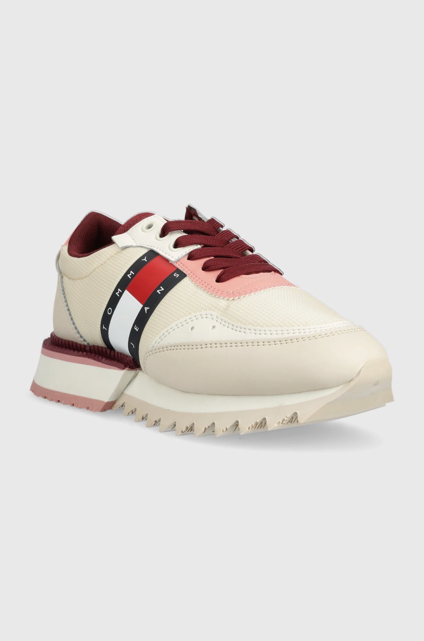 

Кросівки Tommy Jeans Wmns Cleat колір бежевий