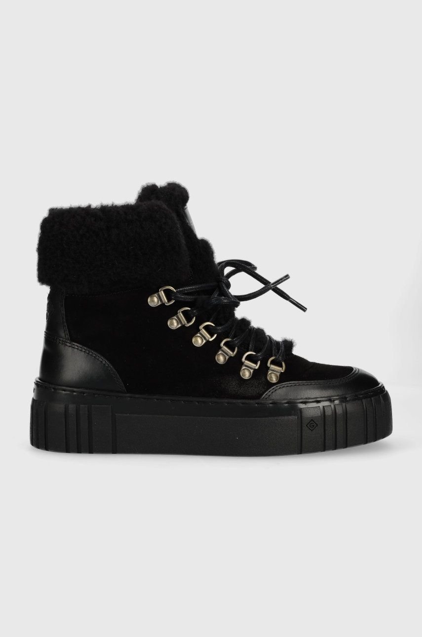 Gant cizme de iarna Snowmont culoarea negru answear.ro