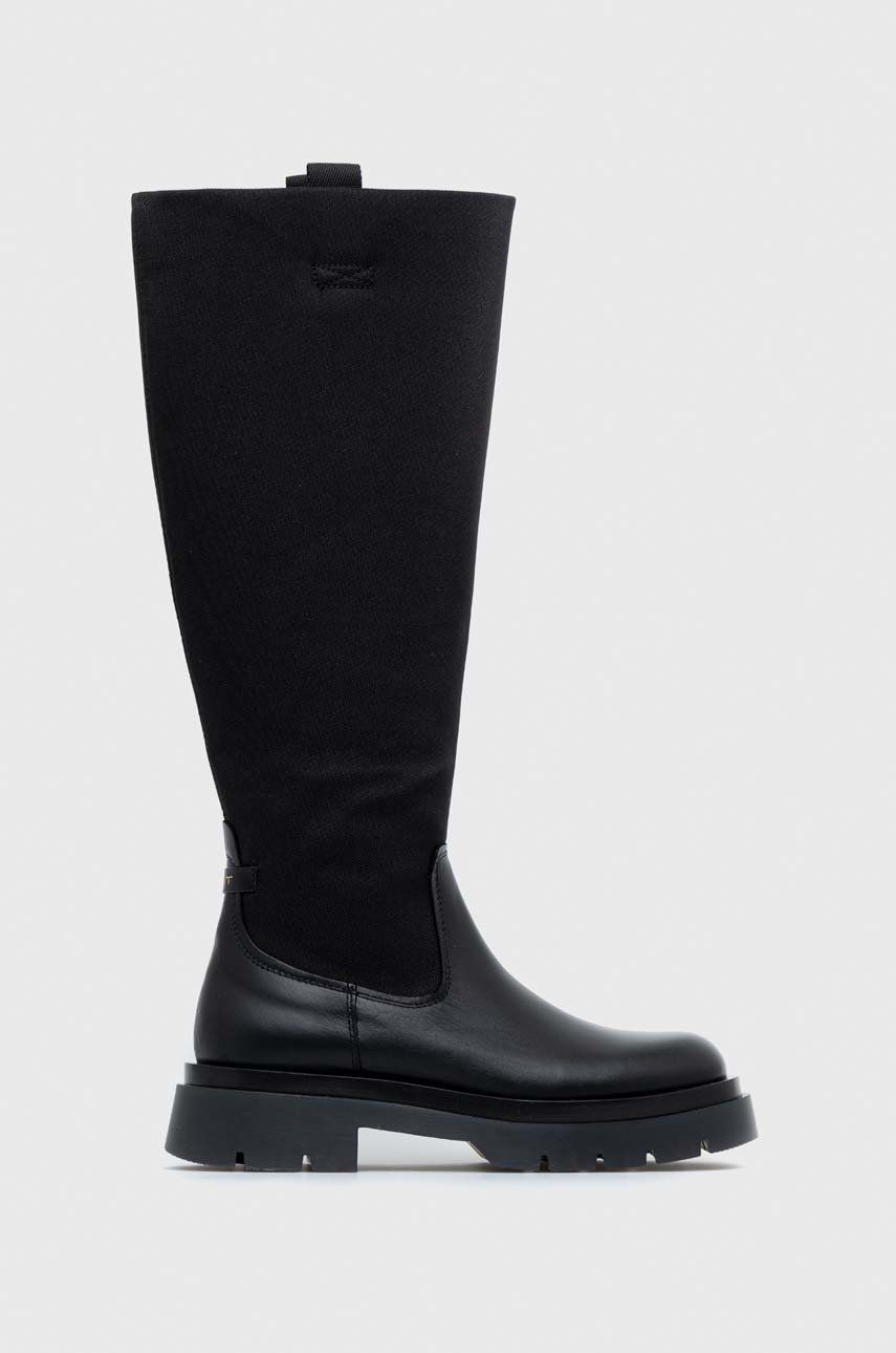 Gant cizme Meghany femei, culoarea negru, cu toc plat Answear 2023-03-24