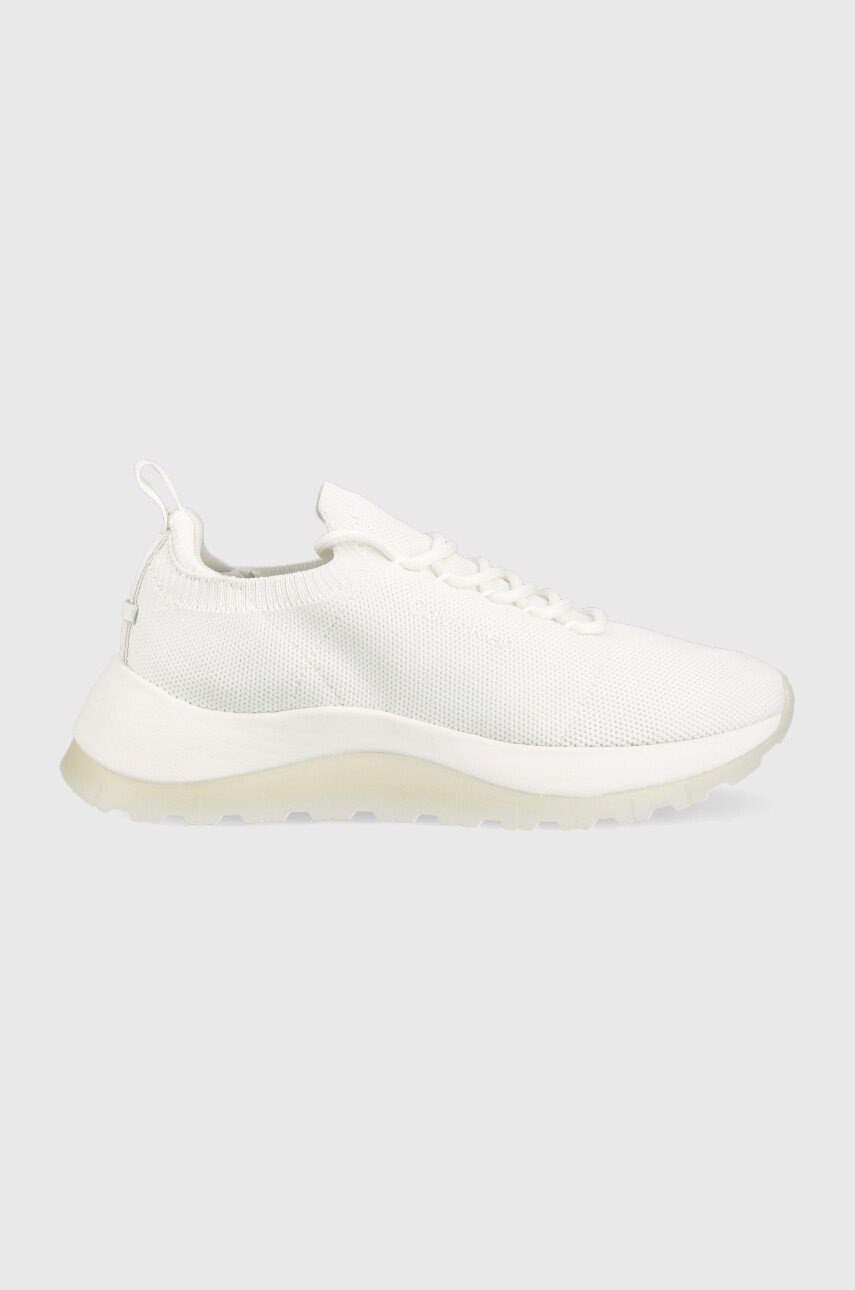 

Маратонки Calvin Klein 2 Piece Sole Lace Up в бяло, Бял