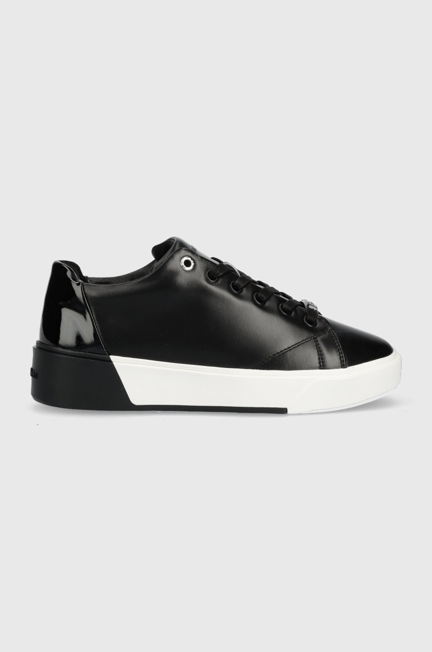 

Маратонки Calvin Klein Heel Cupsole Lace Up в черно, Черен