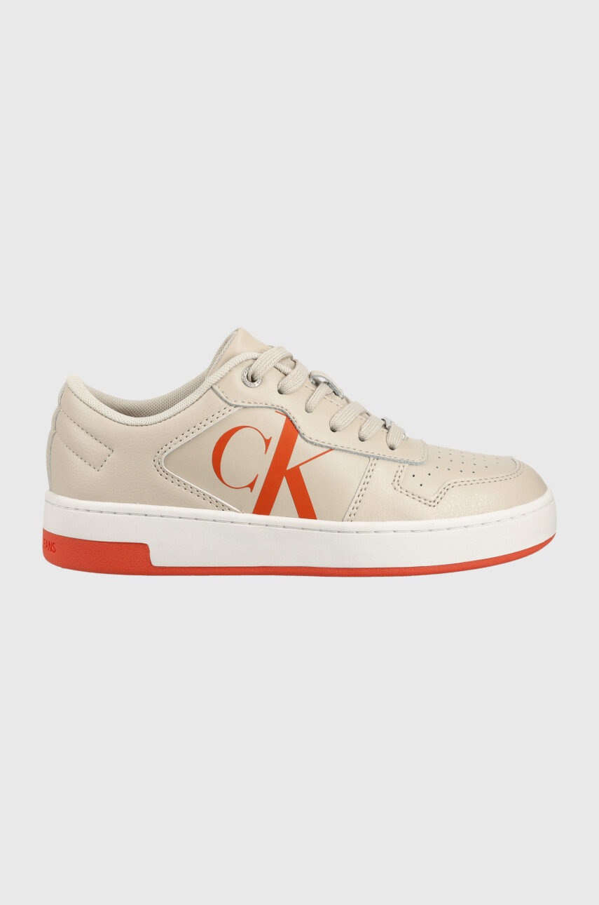 

Маратонки Calvin Klein Jeans Basket Cupsole Bold Mono в бежово, Бежов