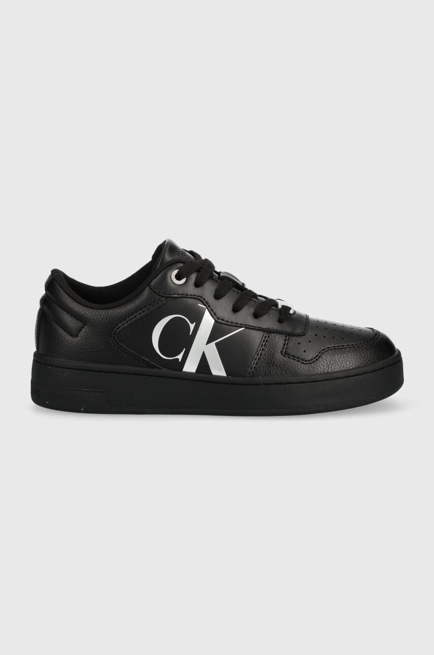 

Маратонки Calvin Klein Jeans Basket Cupsole Bold Mono в черно, Черен