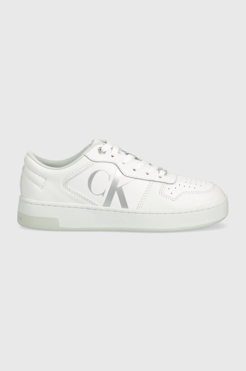

Маратонки Calvin Klein Jeans Basket Cupsole Bold Mono в бяло, Бял