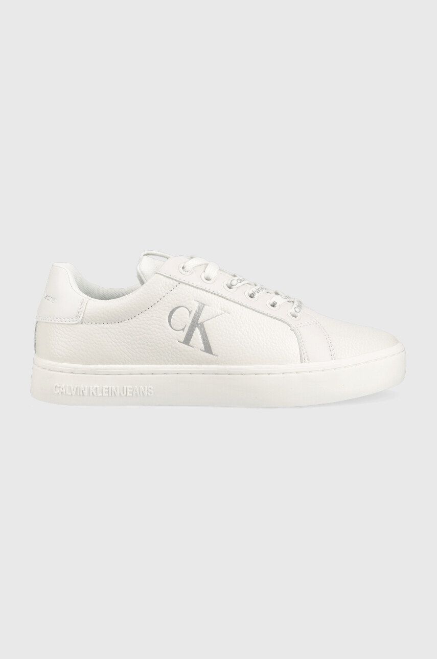 Calvin Klein Jeans sneakersy Classic Cupsolelaceup Low kolor biały