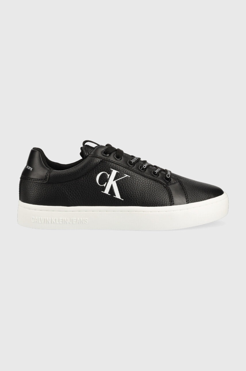 

Маратонки Calvin Klein Jeans Classic Cupsolelaceup Low в черно, Черен