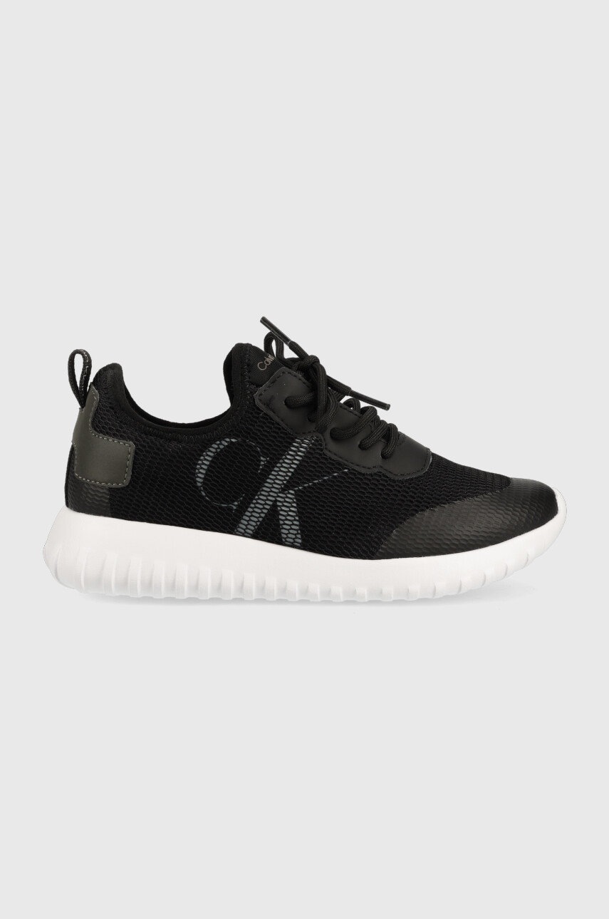 

Маратонки Calvin Klein Jeans Sporty Runner Eva Slipon в черно, Черен