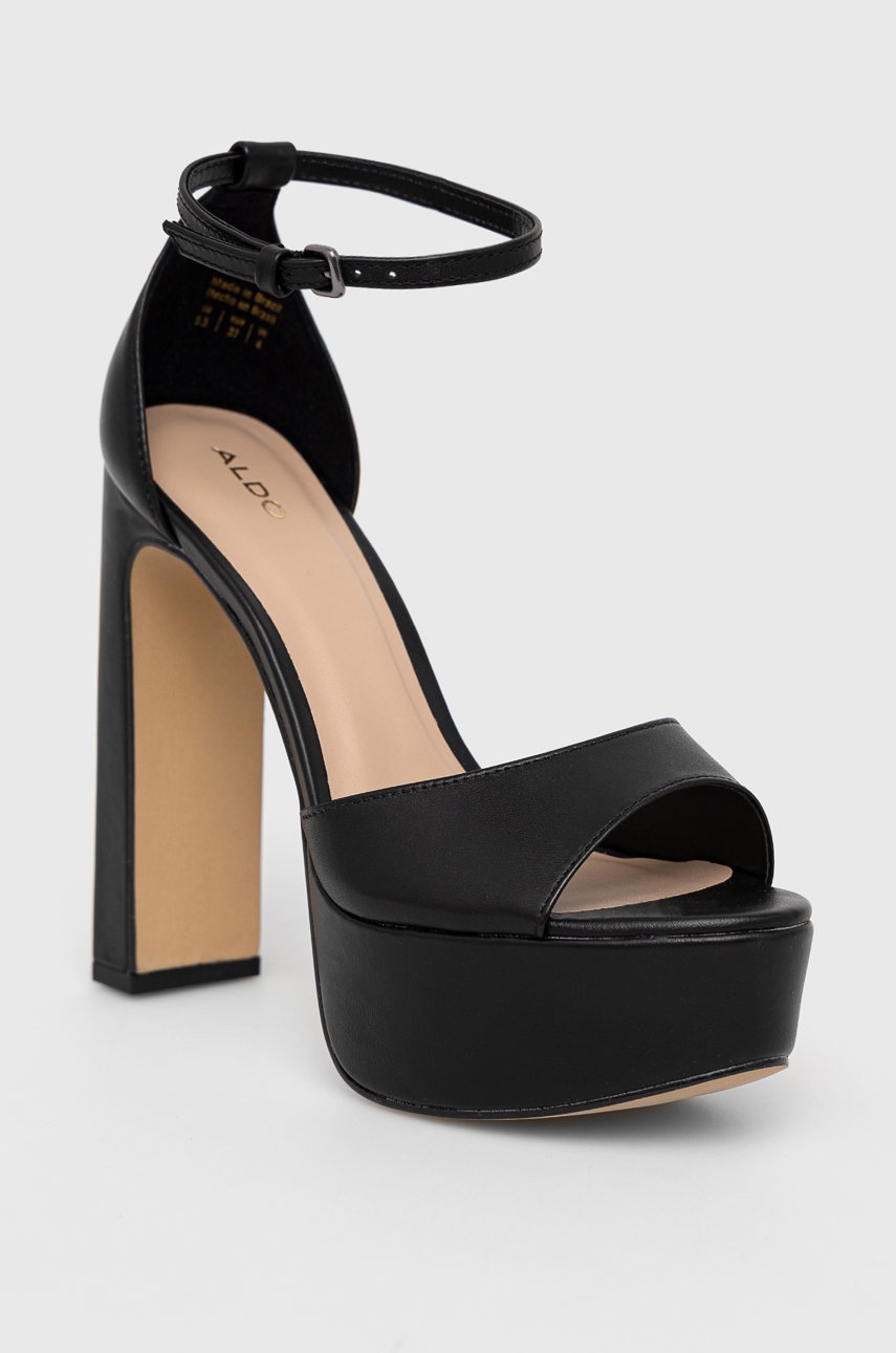 

Кожаная сумка Aldo цвет чёрный