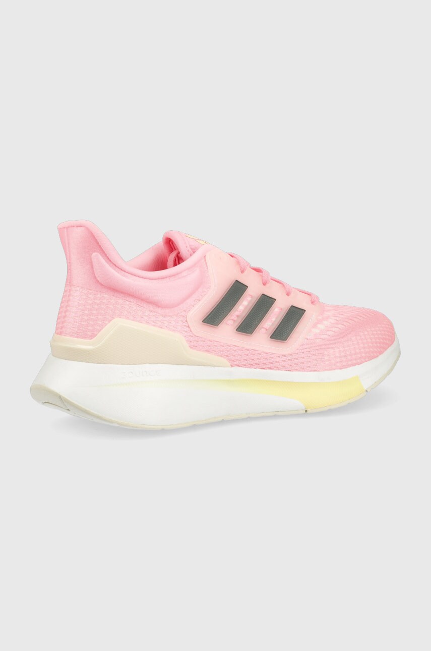 

Обувь для бега adidas Eq21 Run цвет розовый