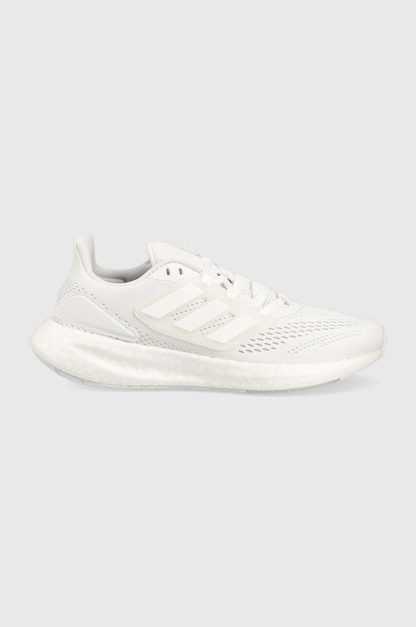 Běžecké boty adidas Performance Pureboost 22 bílá barva - bílá -  Svršek: Umělá hmota