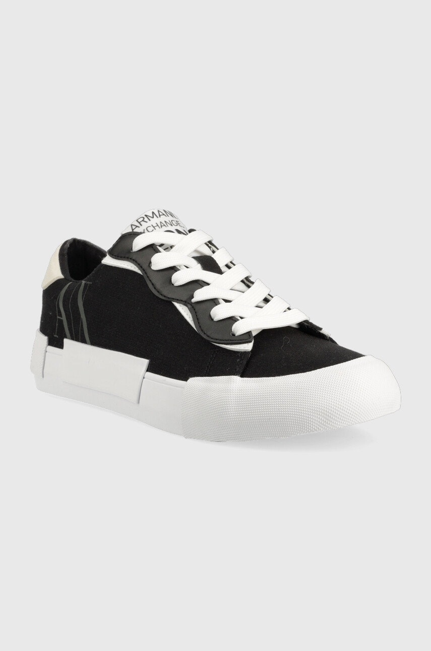 

Кеды Armani Exchange женские цвет чёрный