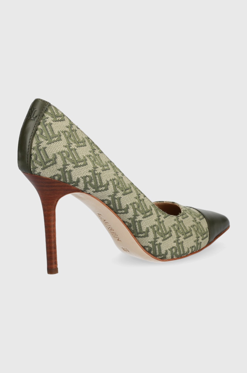 

Туфлі Lauren Ralph Lauren Lindella колір зелений 802872414002