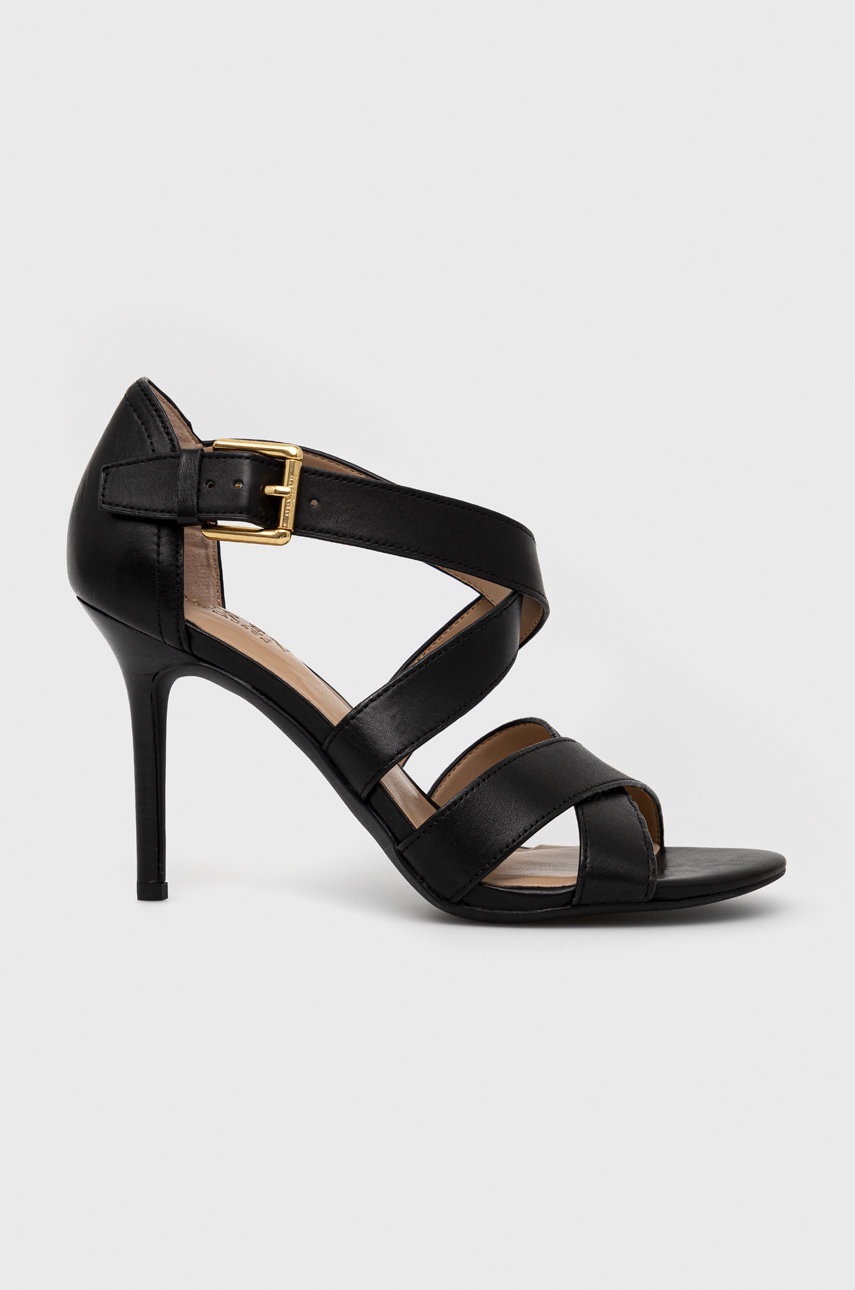 

Кожени сандали Lauren Ralph Lauren Gisella в черно 802872458001, Черен
