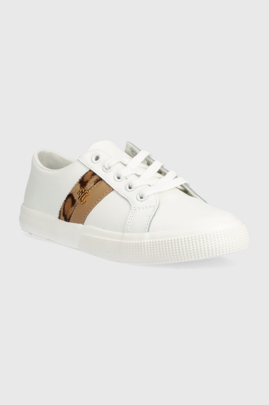 

Кожаные кроссовки Lauren Ralph Lauren Janson II цвет белый 802872498001