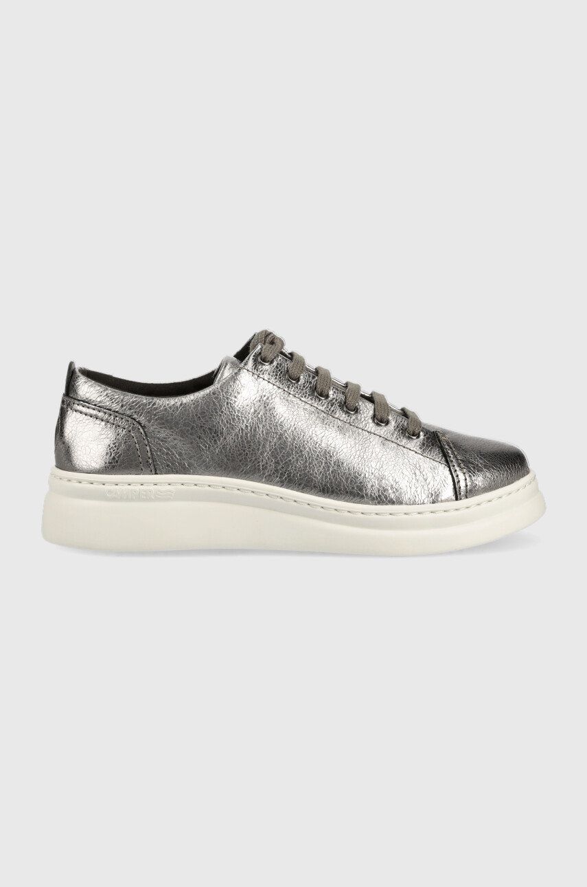 Camper sneakers din piele Runner culoarea argintiu answear.ro
